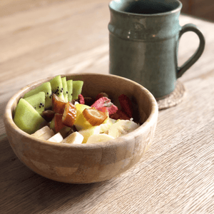 pandoo Bambus Schüsseln Robuste Bambus Schüsseln | 3 praktische Größen