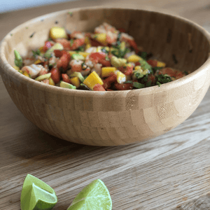 pandoo Bambus Schüsseln Robuste Bambus Schüsseln | 3 praktische Größen