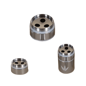 pandoo Reisegewürz Set Edelstahl Streuaufsatz fürs Reisegewürz-Set