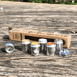 pandoo Reisegewürz Set Reise- und Camping Gewürz-Set | mit Streuaufsatz