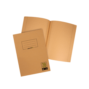 pandoo Schreibheft 5 Schulhefte aus 100% Bambuszellstoff | kariert oder liniert