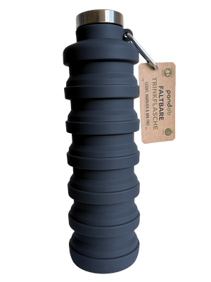 pandoo Trinkflasche Faltbare Silikon-Trinkflasche 700ml – BPA-frei & auslaufsicher