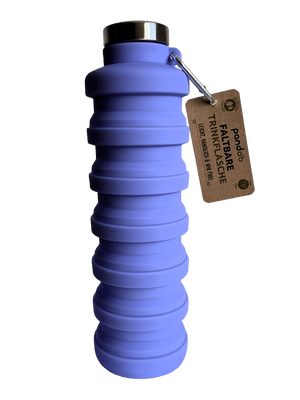 pandoo Trinkflasche Faltbare Silikon-Trinkflasche 700ml – BPA-frei & auslaufsicher