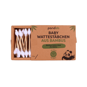 pandoo Wattestäbchen Wattestäbchen für Kinder und Babys mit Sicherheitskopf