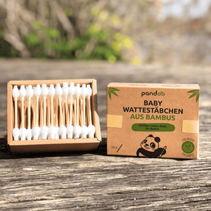 pandoo Wattestäbchen Wattestäbchen für Kinder und Babys mit Sicherheitskopf
