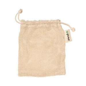 pandoo 10 wiederverwendbare Abschminkpads | Schwarz | 100% Bio-Baumwolle