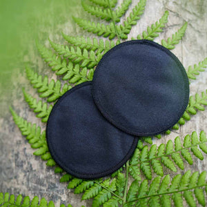 pandoo 10 wiederverwendbare Abschminkpads | Schwarz | 100% Bio-Baumwolle