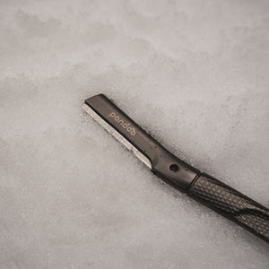 pandoo Augenbrauen-Rasierer Augenbrauen-Rasierer aus Metall | inkl. 4 Klingen | 2 Farben