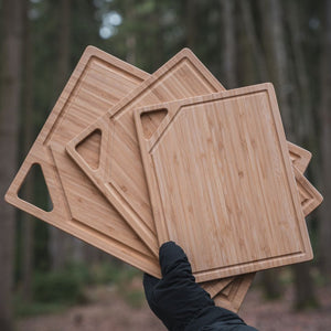 pandoo Bambus Schneidebretter Bambus Schneidebretter | 3 Größen