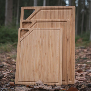 pandoo Bambus Schneidebretter Bambus Schneidebretter | 3 Größen