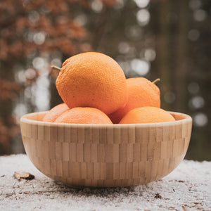 pandoo Bambus Schüsseln Robuste Bambus Schüsseln | 3 praktische Größen