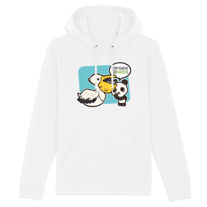 pandoo Hoodie - CRUISER - Stanley - DTG Hoodie Stop Plastik aus Bio-Baumwolle | Unisex | Pelikan