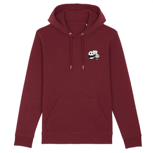 pandoo Hoodie - CRUISER - Stanley - DTG XS / Bordeauxrot Bio-Baumwolle Hoodie  Fuck Plastic | Unisex | 4 Farben