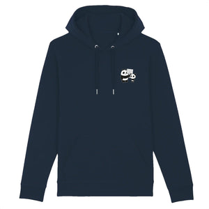 pandoo Hoodie - CRUISER - Stanley - DTG XS / Marineblau Bio-Baumwolle Hoodie  Fuck Plastic | Unisex | 4 Farben