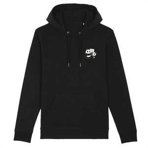 pandoo Hoodie - CRUISER - Stanley - DTG XS / Schwarz Bio-Baumwolle Hoodie  Fuck Plastic | Unisex | 4 Farben