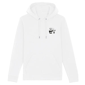 pandoo Hoodie - CRUISER - Stanley - DTG XS / Weiß Bio-Baumwolle Hoodie  Fuck Plastic | Unisex | 4 Farben
