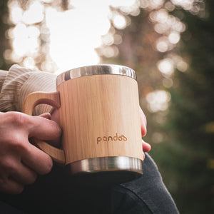 pandoo Kaffeebecher Bambus Kaffeebecher