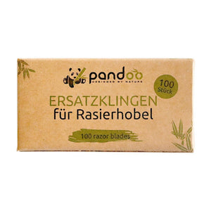 pandoo Rasierklingen Rasierklingen aus Edelstahl | 100er oder 10er Pack