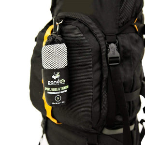 pandoo Reisehandtuch Reisehandtuch mit Bambus Aktivkohlefasern