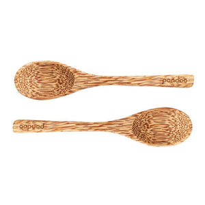 pandoo Schüsseln Kokosnuss-Set | 2 Schüsseln und 2 Löffel