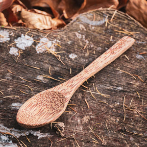 pandoo Schüsseln Kokosnuss-Set | 2 Schüsseln und 2 Löffel