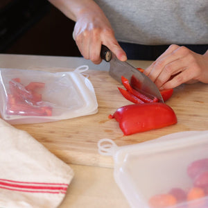 pandoo Silikonbeutel Wiederverwendbare Silikonbeutel | Lebensmittel- und Gefrierbeutel