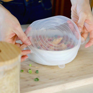 pandoo Silikondeckel Wiederverwendbar Silikondeckel | 6er Set