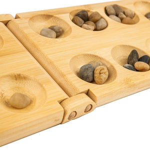 pandoo Spiel Mancala Bohnenspiel aus Bambus