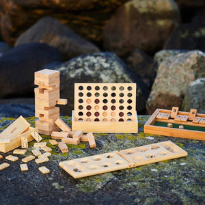 pandoo Spiel Mancala Bohnenspiel aus Bambus