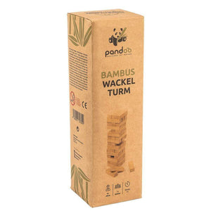 pandoo Spiel Wackelturm aus Bambus