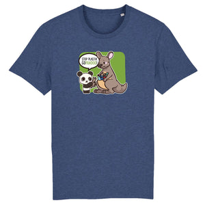 pandoo Stanley/Stella Rocker - DTG T-Shirt Stop Plastik aus Bio-Baumwolle | Unisex | Känguru