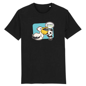 pandoo Stanley/Stella Rocker - DTG T-Shirt Stop Plastik aus Bio-Baumwolle | Unisex | Pelikan