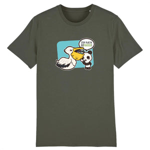 pandoo Stanley/Stella Rocker - DTG T-Shirt Stop Plastik aus Bio-Baumwolle | Unisex | Pelikan