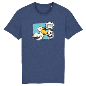 pandoo Stanley/Stella Rocker - DTG T-Shirt Stop Plastik aus Bio-Baumwolle | Unisex | Pelikan