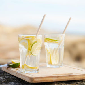 pandoo Strohhalm Plastikfreie Einweg-Strohhalme aus Pflanzenfasern