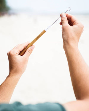 pandoo Strohhalm Plastikfreie Strohhalme aus Bambus - 100% Naturprodukt | Normale- und Cocktail-Größe