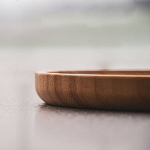 pandoo Teller Wiederverwendbare Bambusteller | 3 Größen