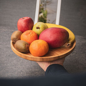 pandoo Teller Wiederverwendbare Bambusteller | 3 Größen