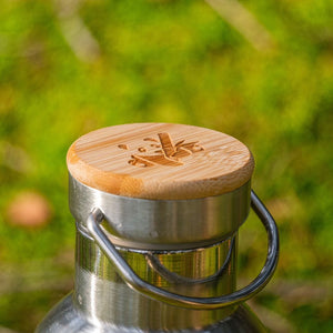 pandoo Trinkflasche Wiederverwendbare Edelstahl Trinkflasche | mit oder ohne Isolierung