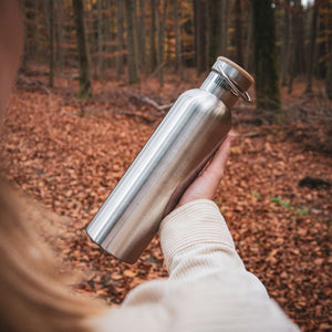 pandoo Trinkflasche Wiederverwendbare Edelstahl Trinkflasche | mit oder ohne Isolierung