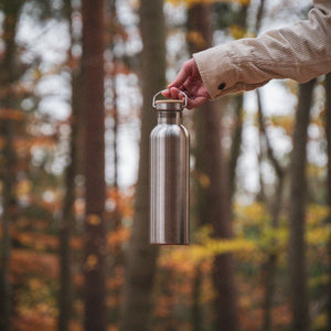 pandoo Trinkflasche Wiederverwendbare Edelstahl Trinkflasche | mit oder ohne Isolierung