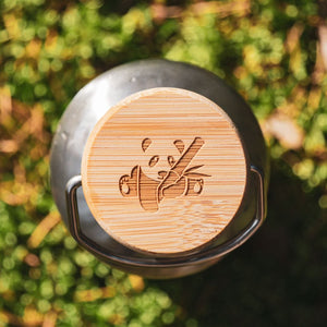 pandoo Trinkflasche Wiederverwendbare Edelstahl Trinkflasche | mit oder ohne Isolierung