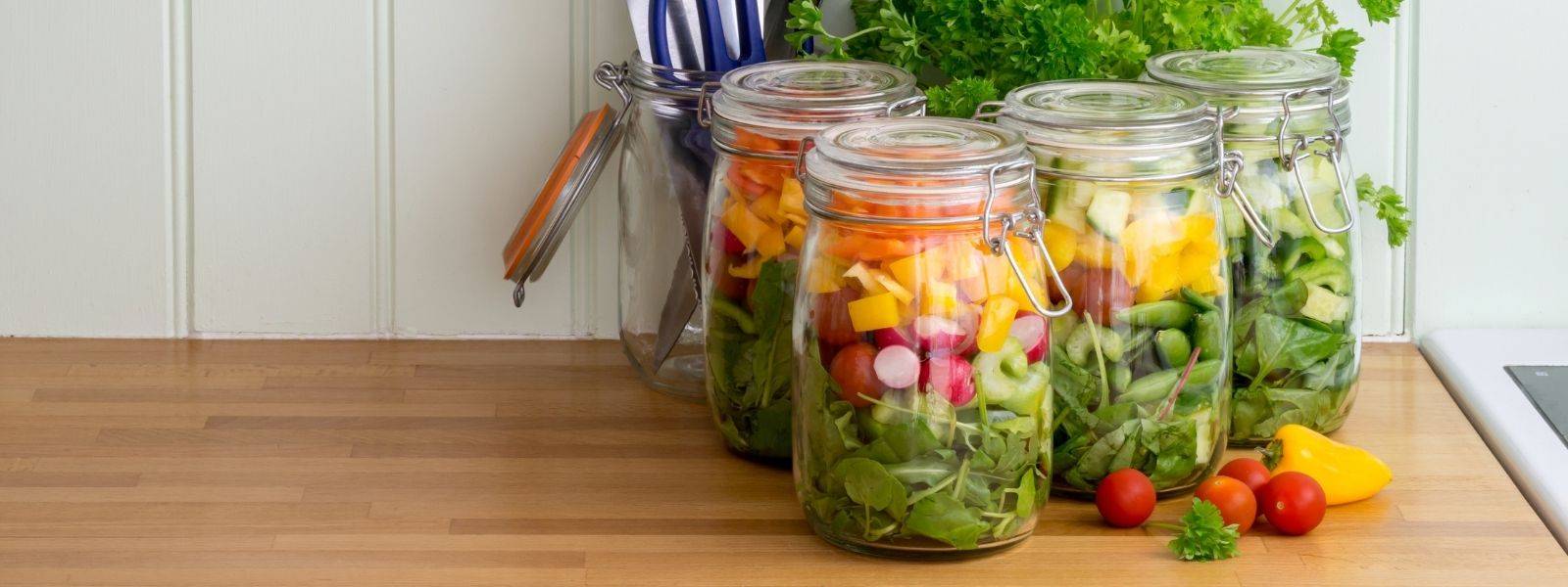 Lunch zum Mitnehmen im Glas: so funktioniert der Trend