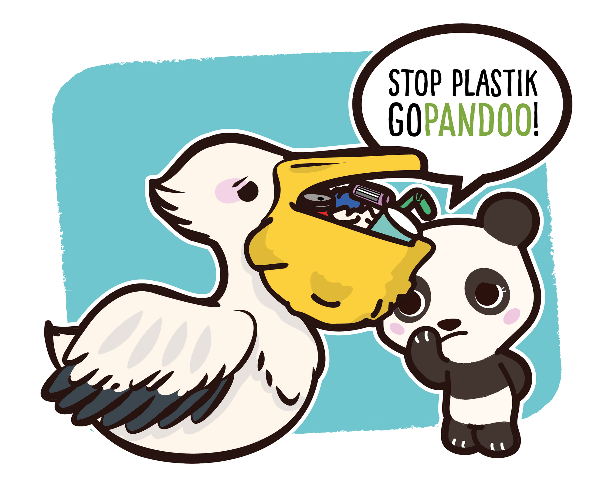 Stop Plastik! Pelikan