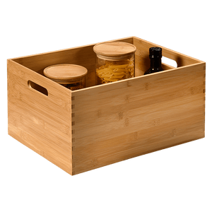 Kesper Aufbewahrungsbox XL - 39x29x20 cm Aufbewahrungsbox Bambus