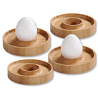 Eierbecher aus Bambus im 4er Set