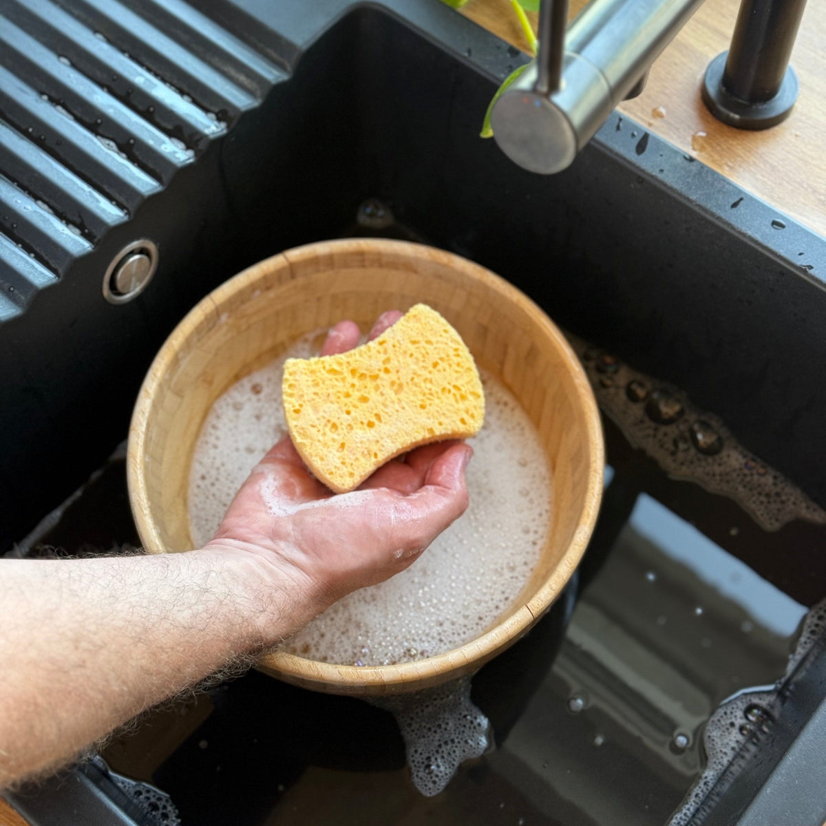 pandoo Haushaltsschwamm Haushaltsschwamm | Nachhaltiger Spülschwamm