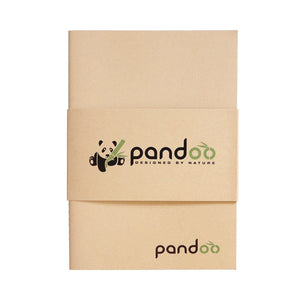 pandoo Notizheft 5 Notizhefte aus 100% Bambuszellstoff | A4 und A5 Format