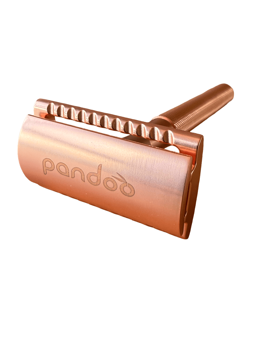 pandoo Rasierhobel Rasierhobel aus Metall | inkl. 10 Klingen und E-Book | 2 Farben