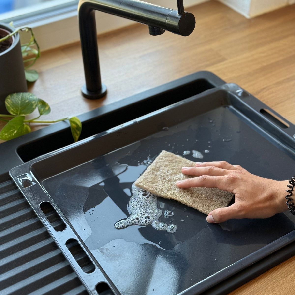 pandoo Scheuerpad Scheuerpad aus Sisalfasern 3er-Set